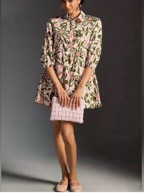 Maeve for Anthropologie Bettina Shirtdress